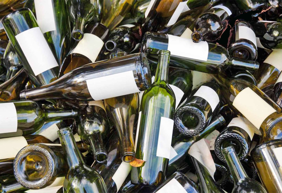 Винную бутылку нужно использовать повторно