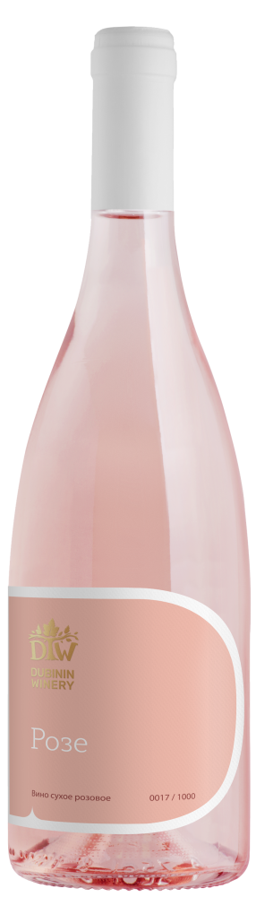 Вино розовое сухое Дубинин Розе