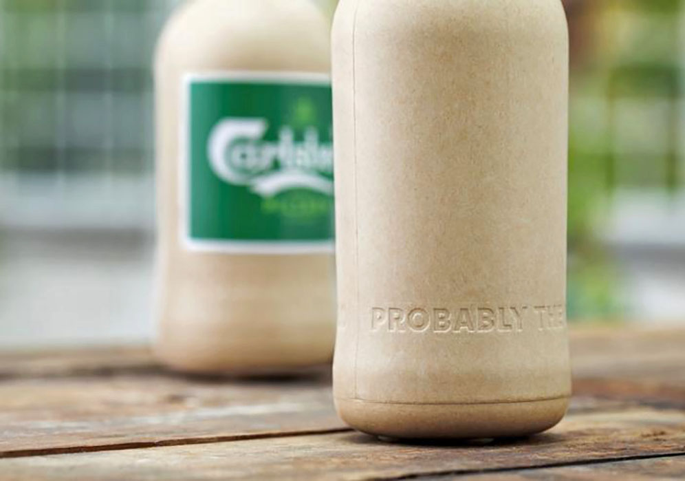 Датчане испытывают бутылки из растительных волокон