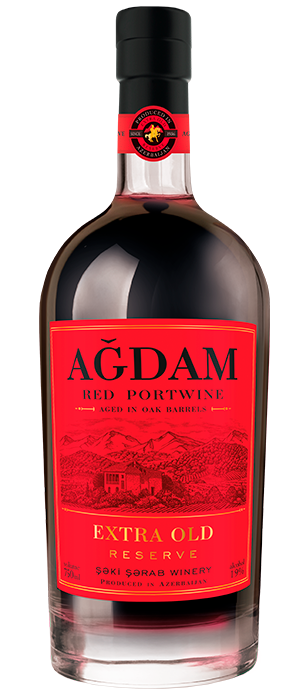 Вино крепленое красное сладкое Портвейн Агдам Резерв