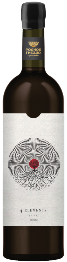 Вино розовое сухое Родное гнездо Сира