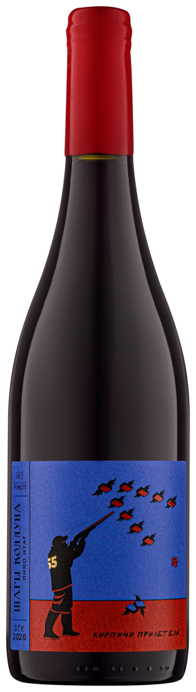 Вино красное сухое Шато Пино Кирпичи Прилетели