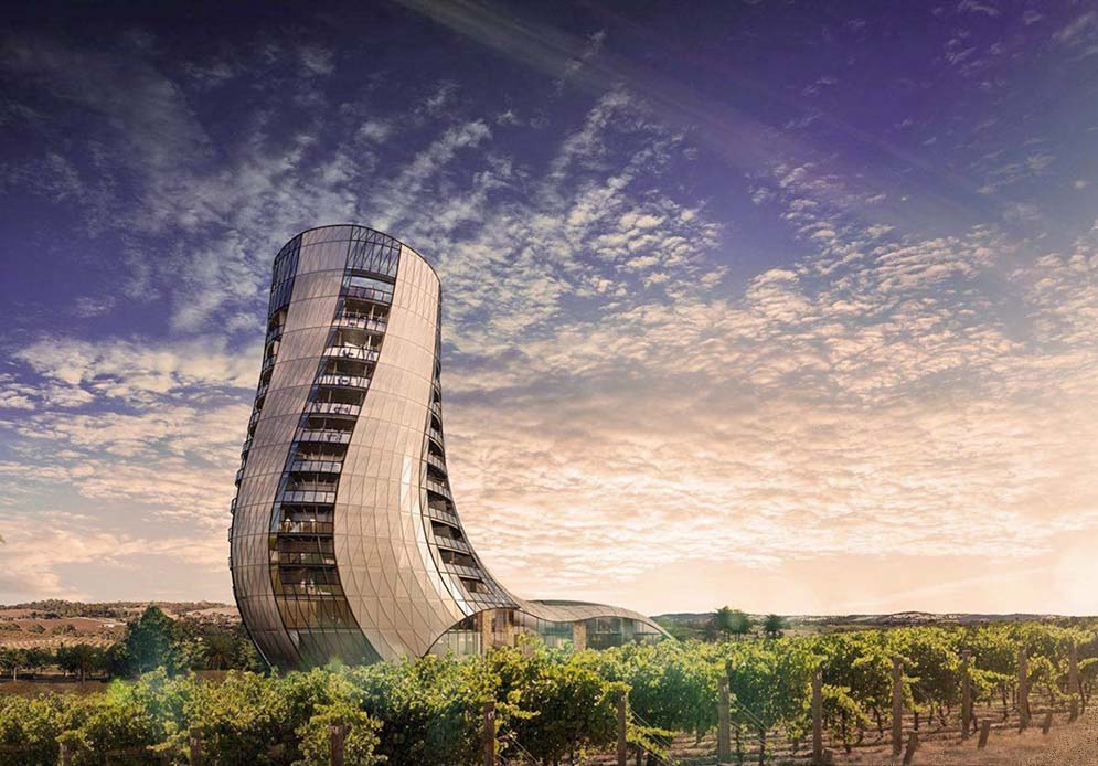 Винный туризм прирастет ультрасовременным люксовым отелем в Австралии